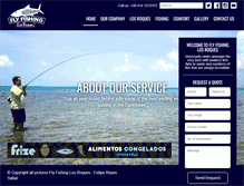 Tablet Screenshot of flyfishinglosroques.com